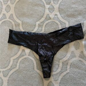 SO Black and Silver Shimmer Intimates